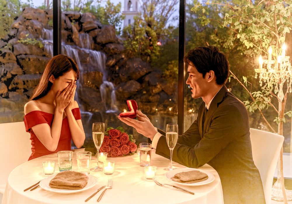 プロポーズの瞬間