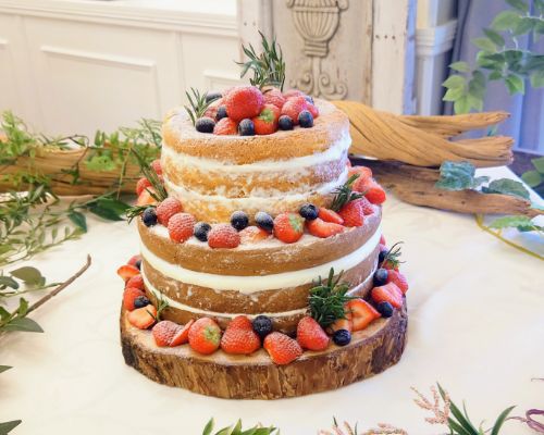 シェフお手製の自慢のスイーツ